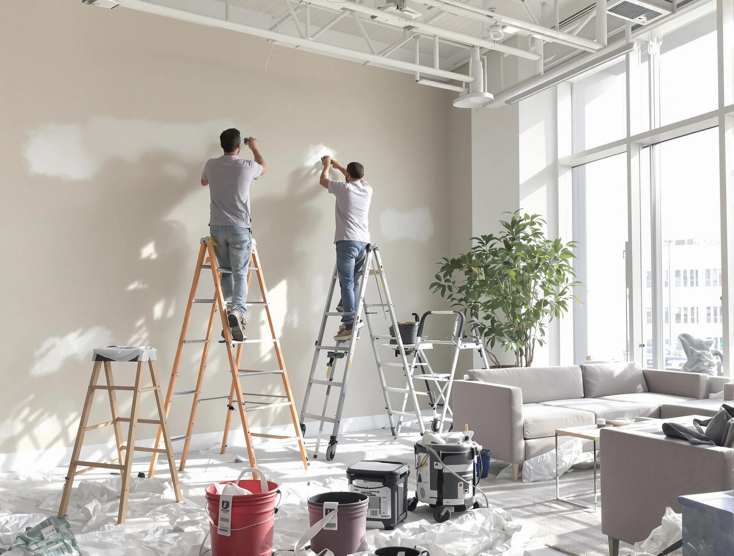 Solon House Painters delivering commercial painting services in Solon, OH